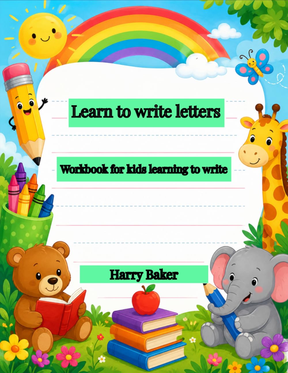 Learn to write letters: Workbook for kids learning to write