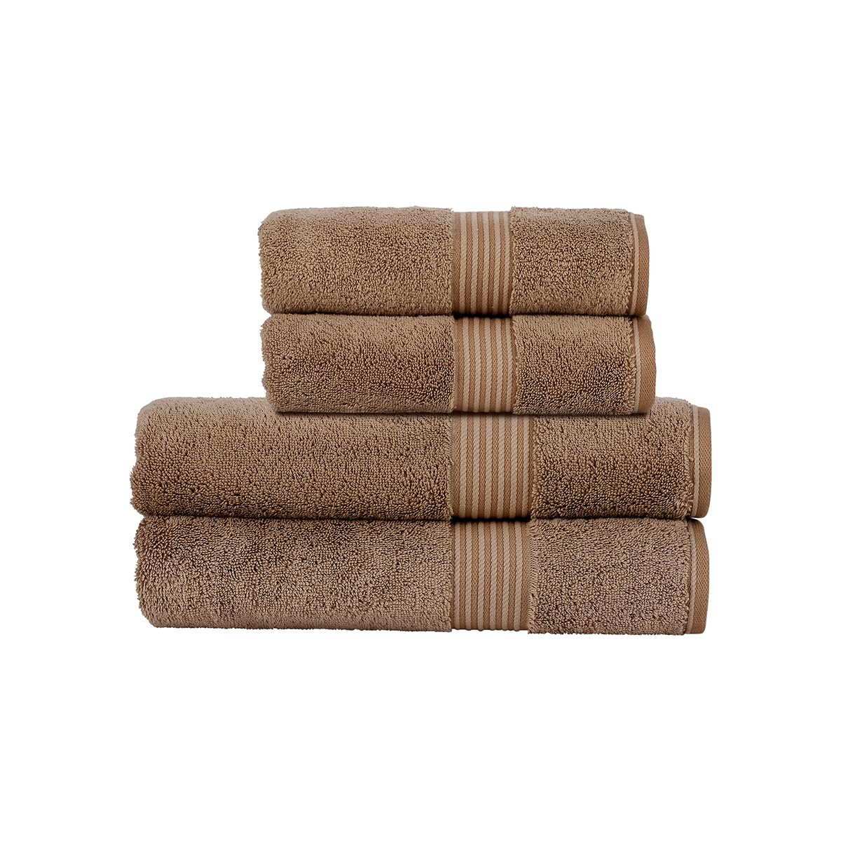 Christy Supreme Hygro 2 Hand Towels Set | Blush Pink | 100% Luxury Supima Cotton | Ultra Soft | Super Absorbent | 650GSM | Plush and Long Lasting — view 107
