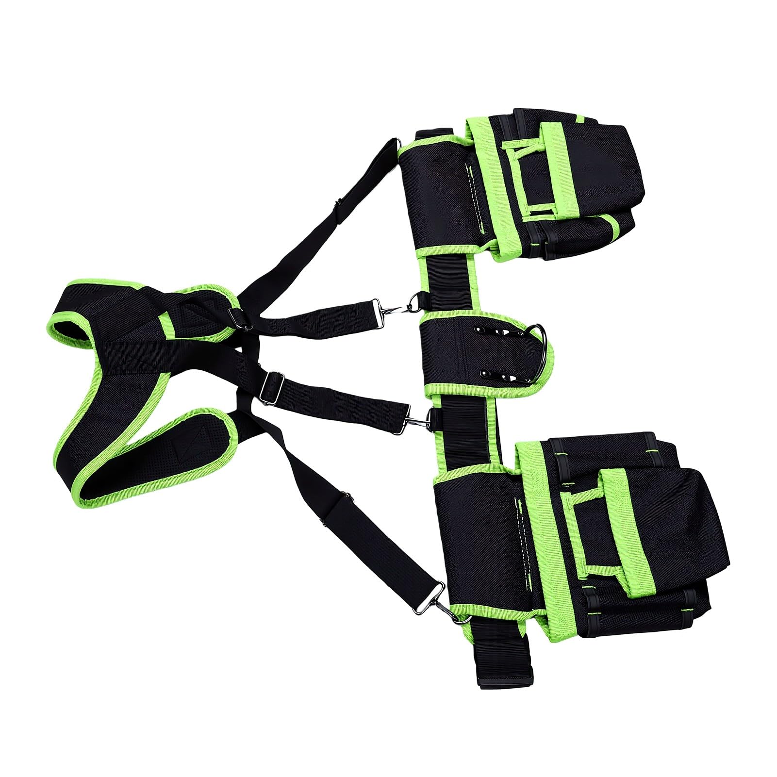 Asixxsix Ceinture à Outils avec Bretelles