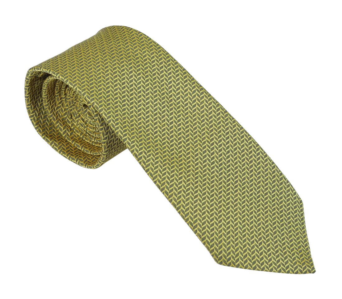 krawatte Men's Plaid Self Microfiber Silk Necktie-picture-21