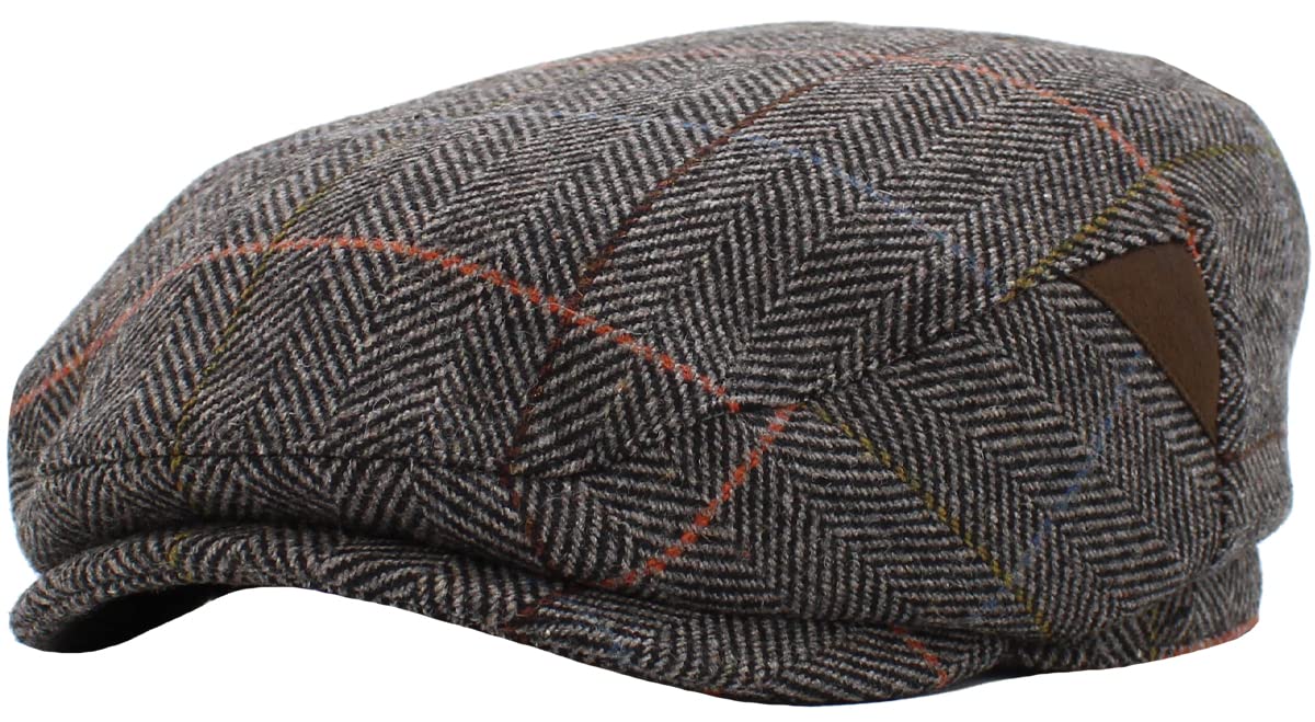 Popular Classic Newsboy Gatsby Cabbie Ivy Ascot Flat Cap Hat Collection Mens Fashion Wool