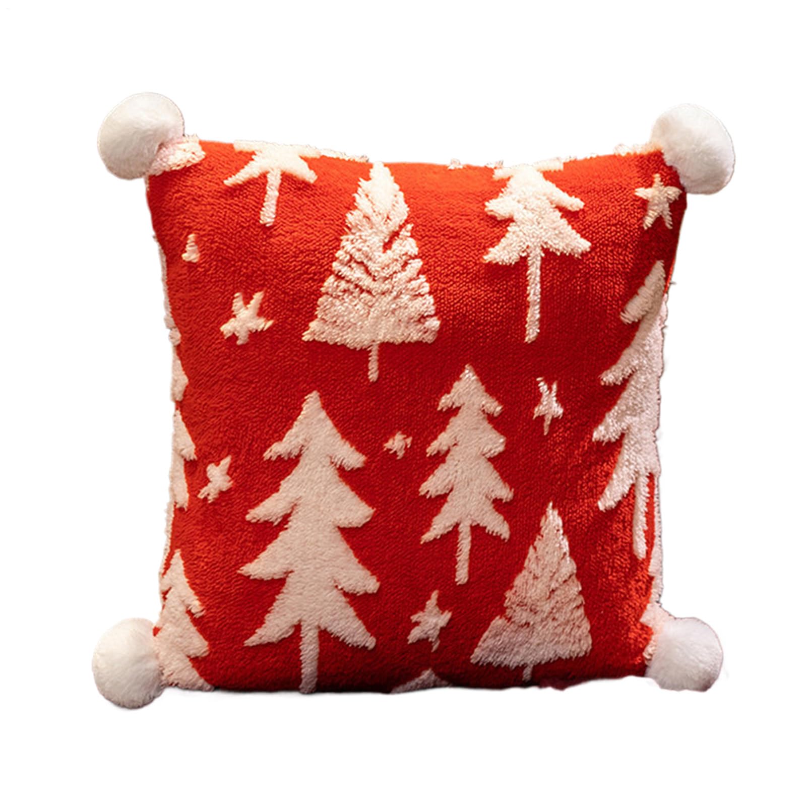 Coussin décoration Noël arbre doux et mignon pour un intérieur cosy