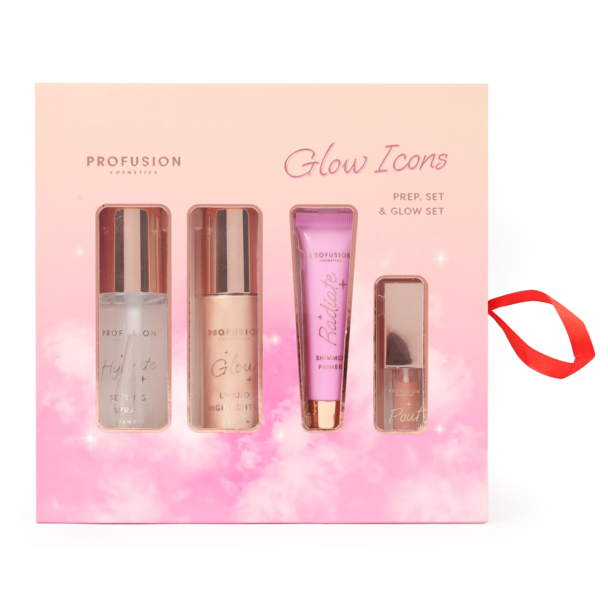 PROFUSION COSMETICS GLOW ICONS - PREP SET GLOW
