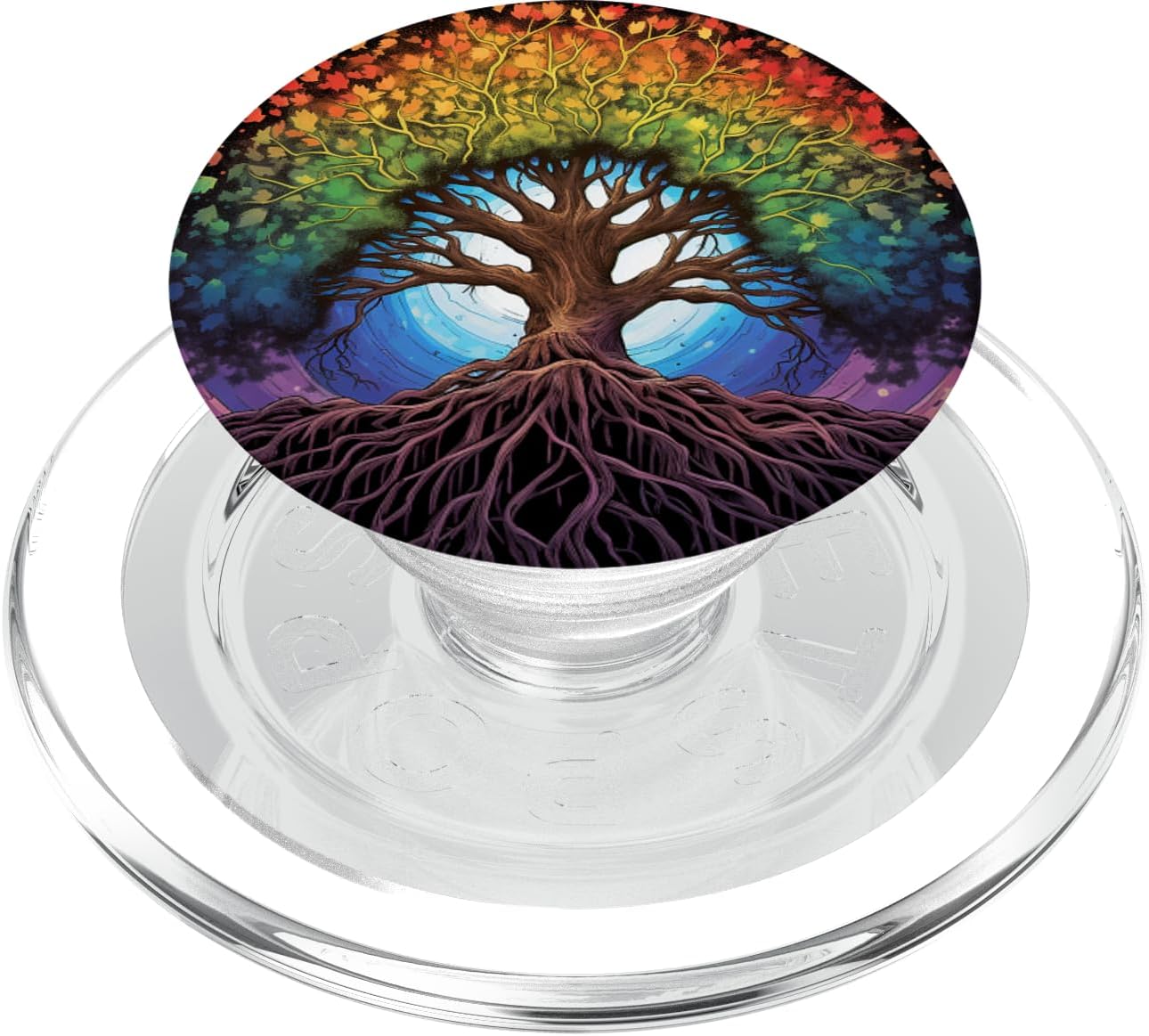 Rainbow Tree of Life Pride Yggdrasil PopSockets PopWallet for MagSafe