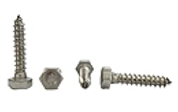 Chenango Supply Stainless 5/16 x 1-1/2inches Hex Lag Screw (1inches to 5inches Lengths Available in Listing), 18-8 Stainless Steel, 25 Pieces (5/16 x 1-1/2
