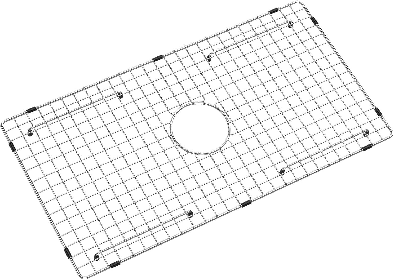 Sink Bottom Grid 29-1/2" X 15-9/16", Centered Drain with Corner Radius 3/8", Sink Protector