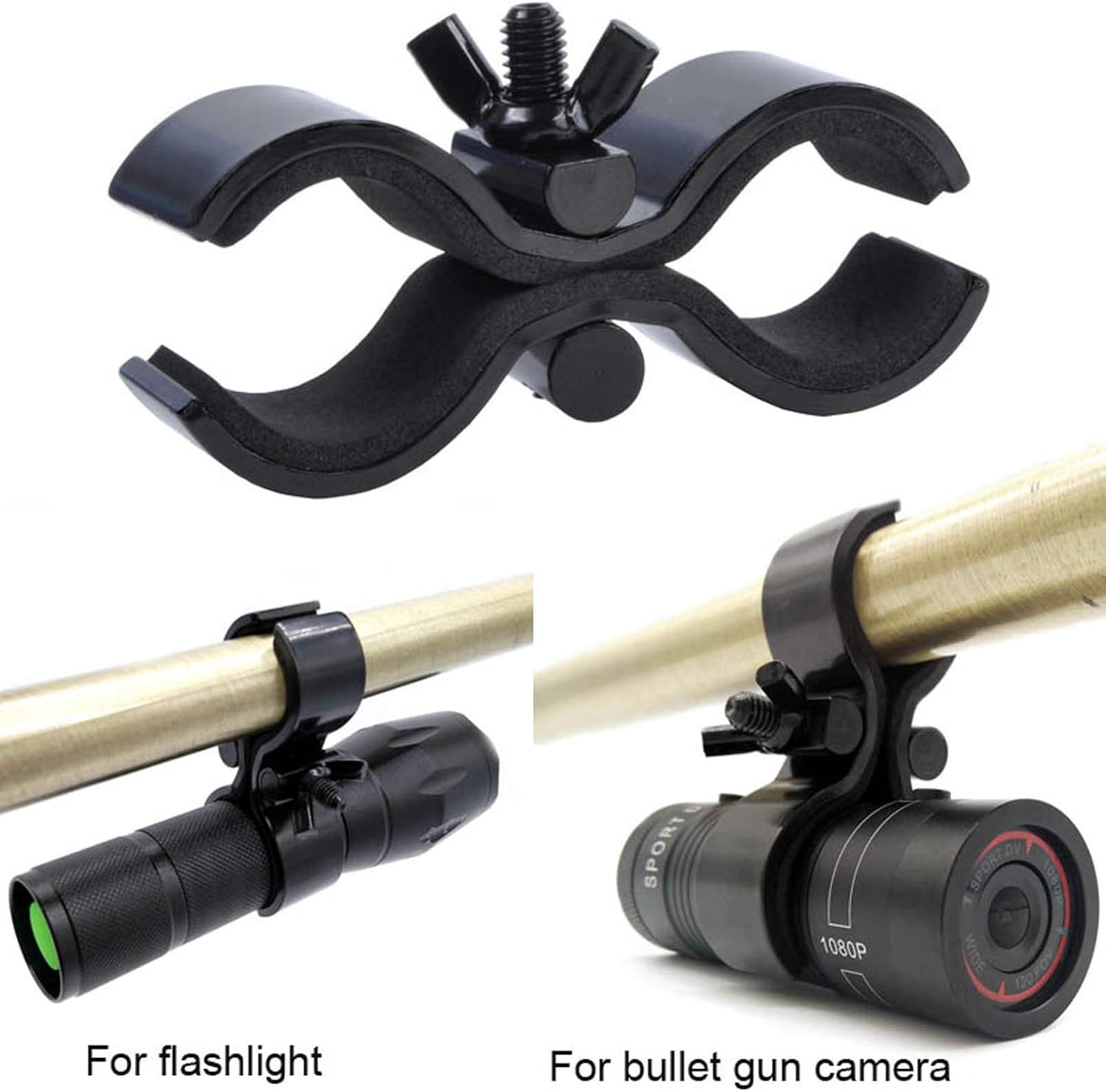 ABLEBRO Gun Scopes Airsoft Rifles Mount Helmet Camera Durable Quick Release Flashlight Mount for Long Gun Rifle High Profile Holder Torch Barrel Clamp Flexible fit for 12-40 mm Tube Scope Riser Mount : Sports & Outdoors