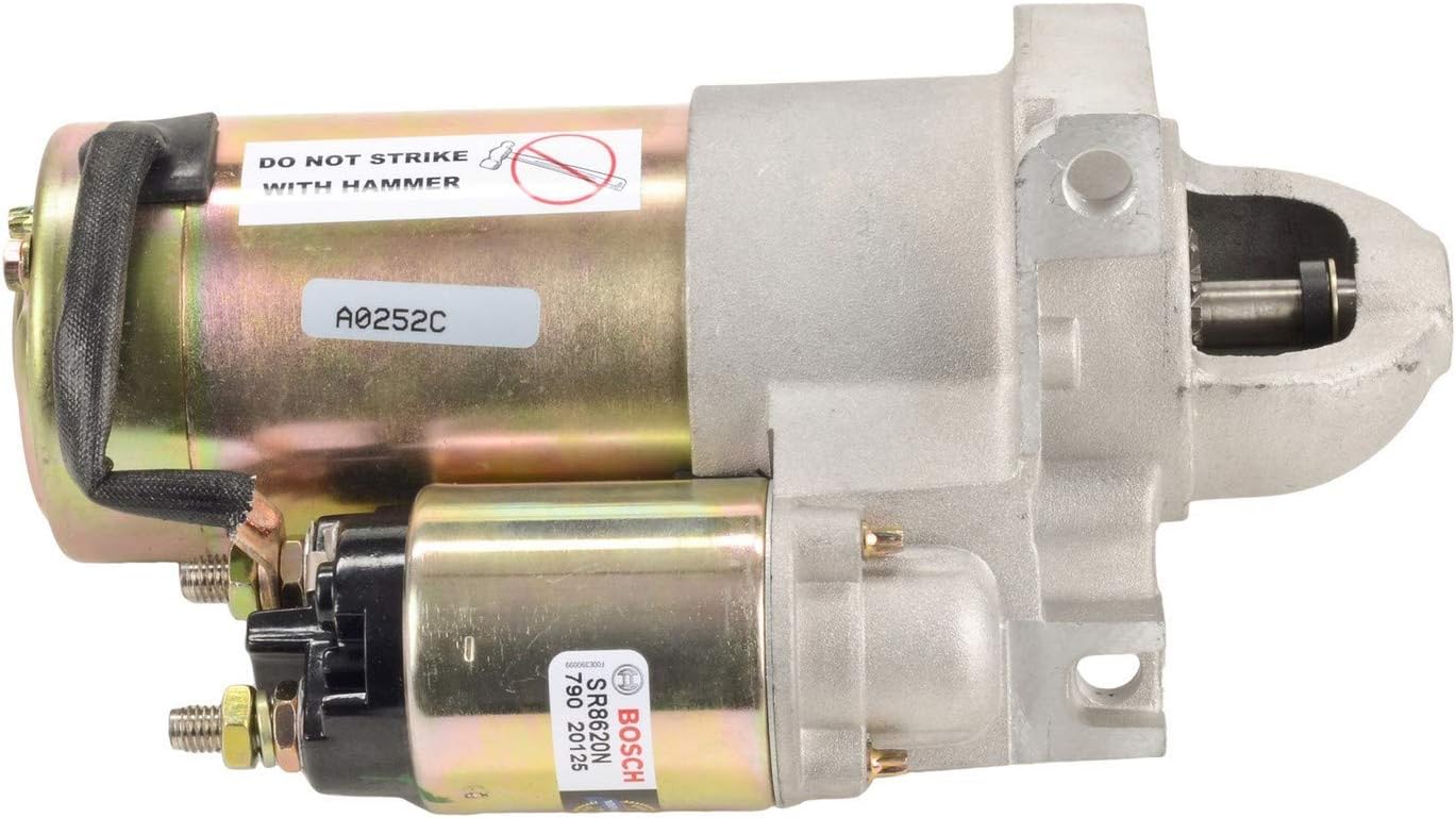 BOSCH SR8620N Premium 100% New Starter - Compatible with Select Buick Lacrosse, Lesabre, Lucerne, Regal; Chevrolet Camaro, Impala, Monte Carlo; Pontiac Bonneville, Firebird, Grand Prix + More