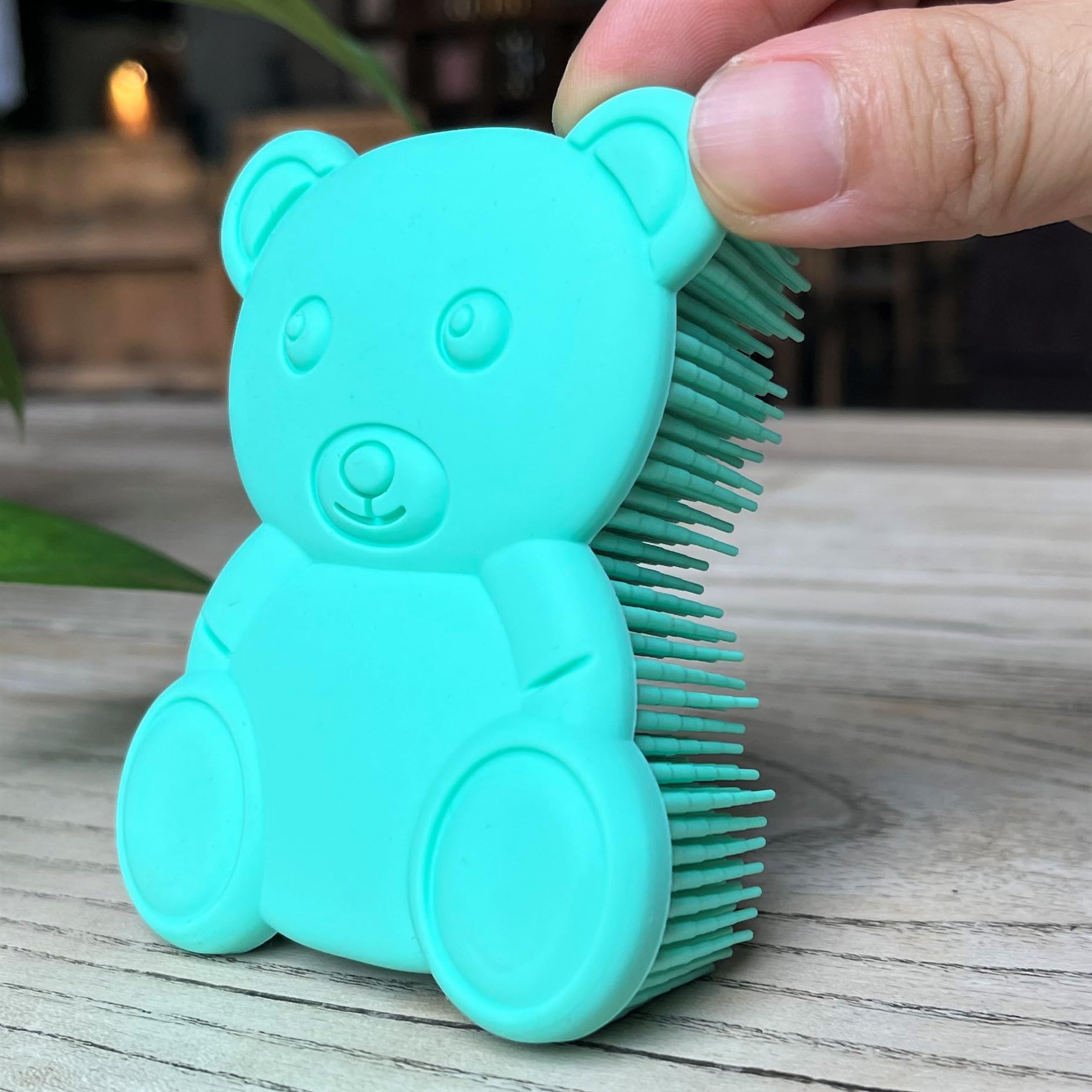 Premium Sensory Brush for Kids or Autism,Soft Silicone Body Scrubber,2 in 1 Sensory Room Occupational Therapy Brushes,Silicone Loofah,Pet Shower Brush Bath Brush Shampoo Brush