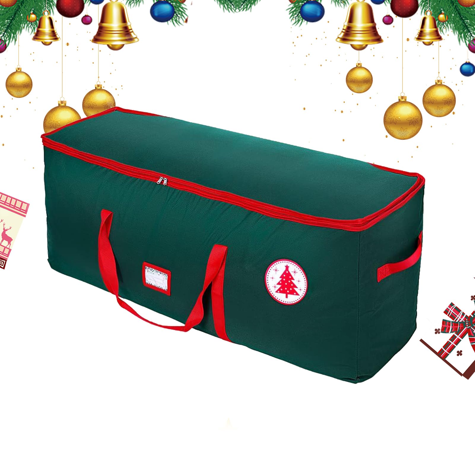 Scatola per Albero di Natale,Impermeabile 600D Oxford Contenitore Organizzatore - Organizzatore Contenitore Per Alberi Artificiali Fino A 2.3 Metri E Riposo Generale