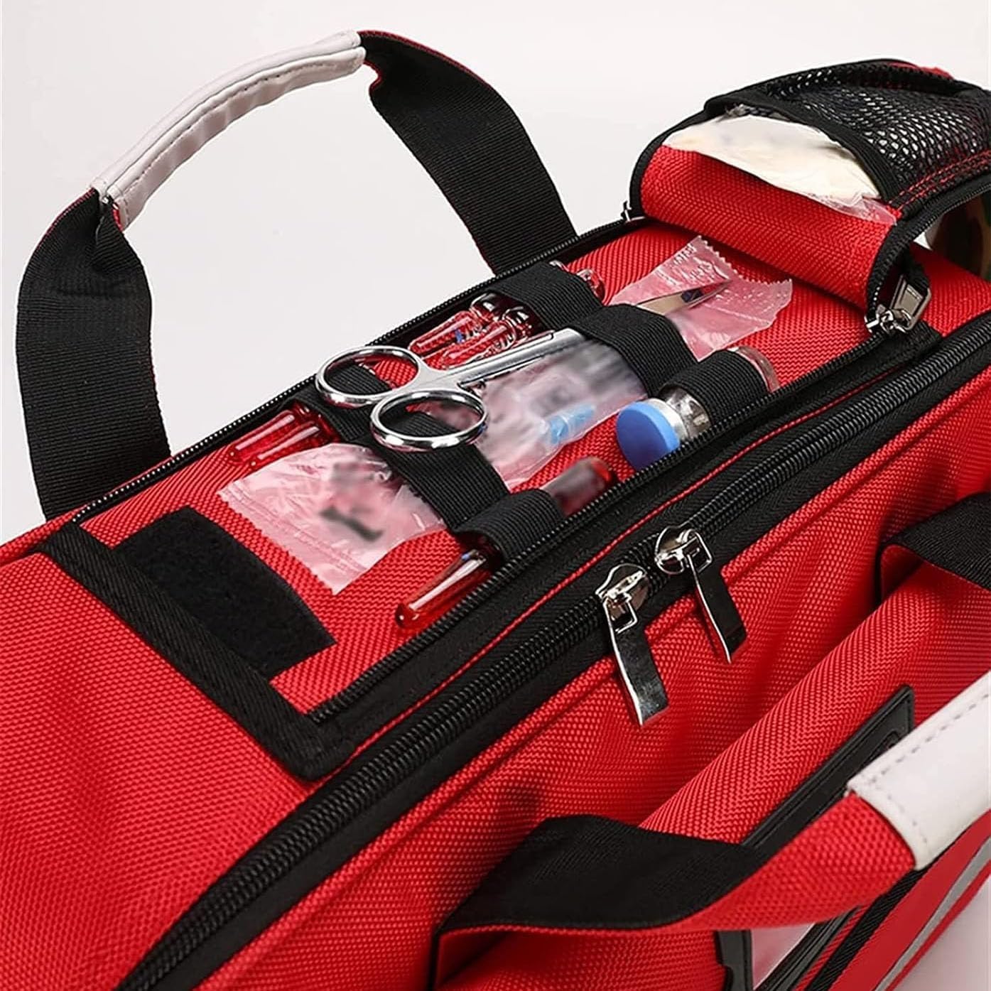 Mochila médica ignífuga Impermeable Botiquín de Primeros Auxilios, para Deportes Casa Coche Oficina Camping Y Senderismo(Orange)