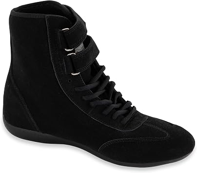 SIMPSON Racing 28700BK High Top Racing Shoes Adult Size 7 Black Pair