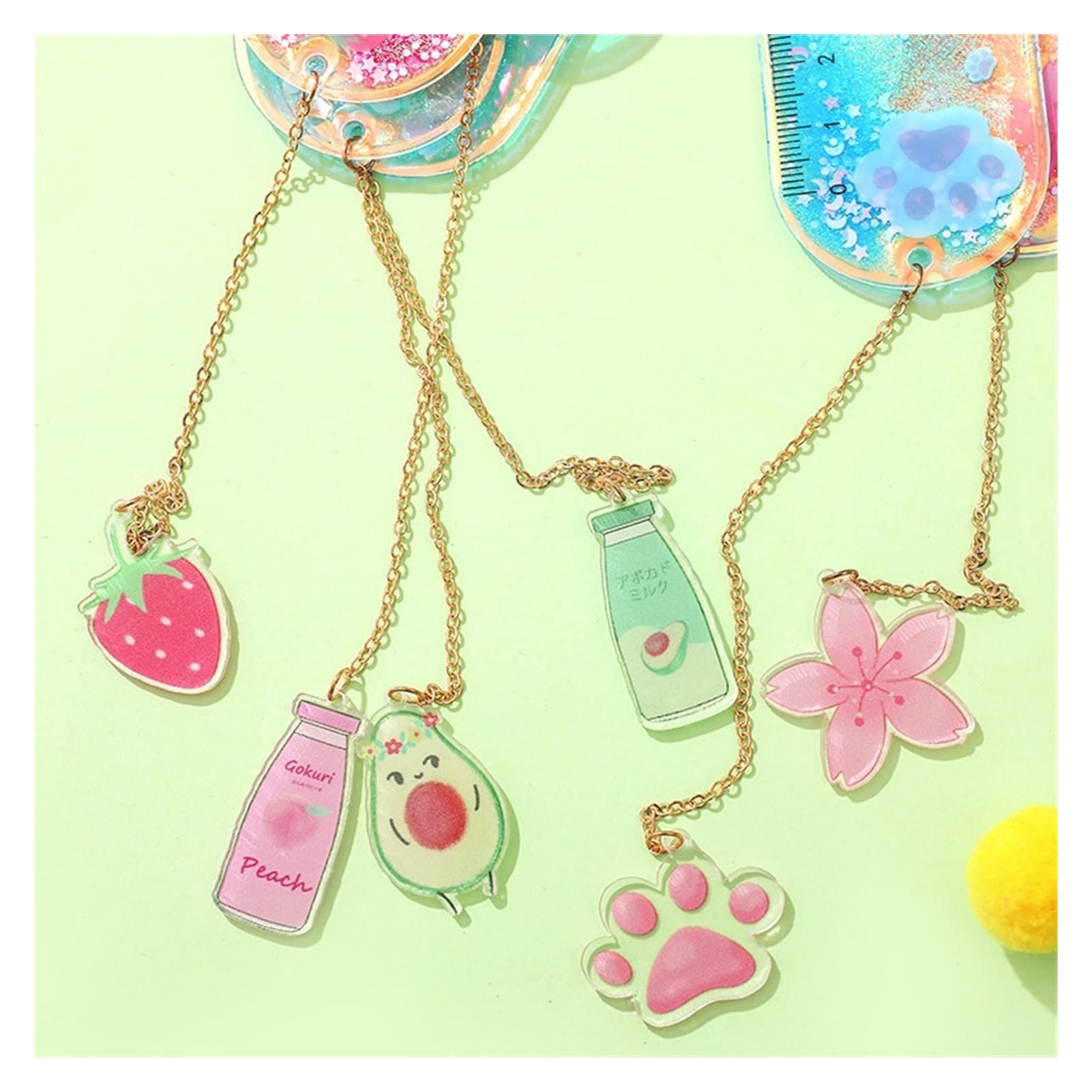 Lineal, 1 Pcs Kawaii Laser Mädchen Zeichnung Vorlage Spitze Nähen Herrscher Schreibwaren Büro Schule Set(Russian Federation)