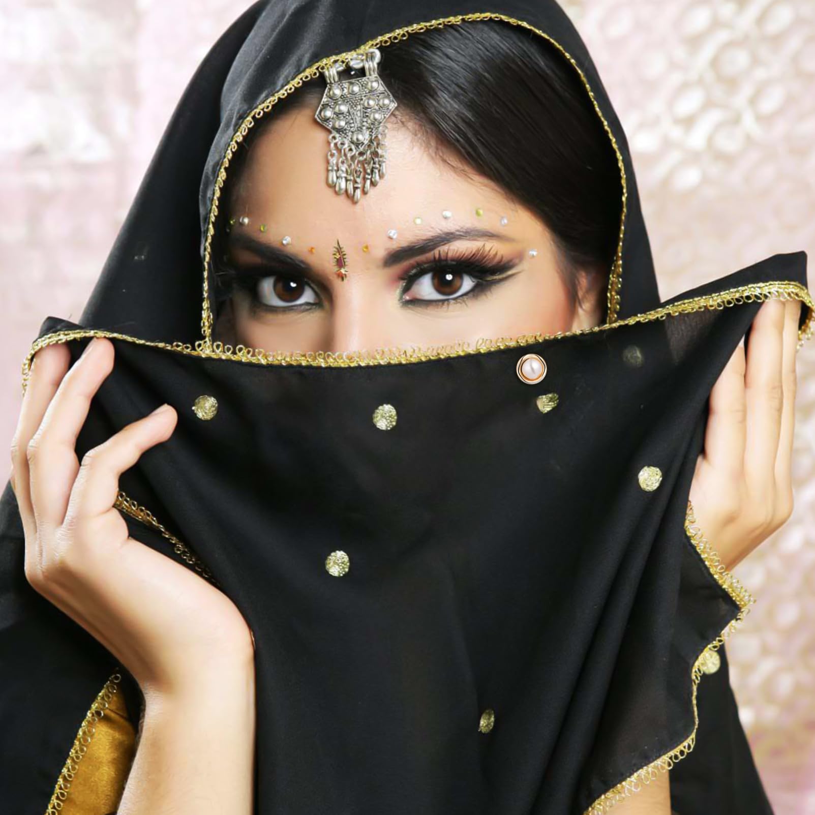 STOBOK 5 Sätze Stift Hijab Magnete Kopftuch Magnete Magnetschmuck Knöpfe Nadel Magnetverschlüsse Nähnadeln Schneiderei Email Pin Babynadeln Schalnadeln Knopfverschluss Metall 8 Stücke * 5