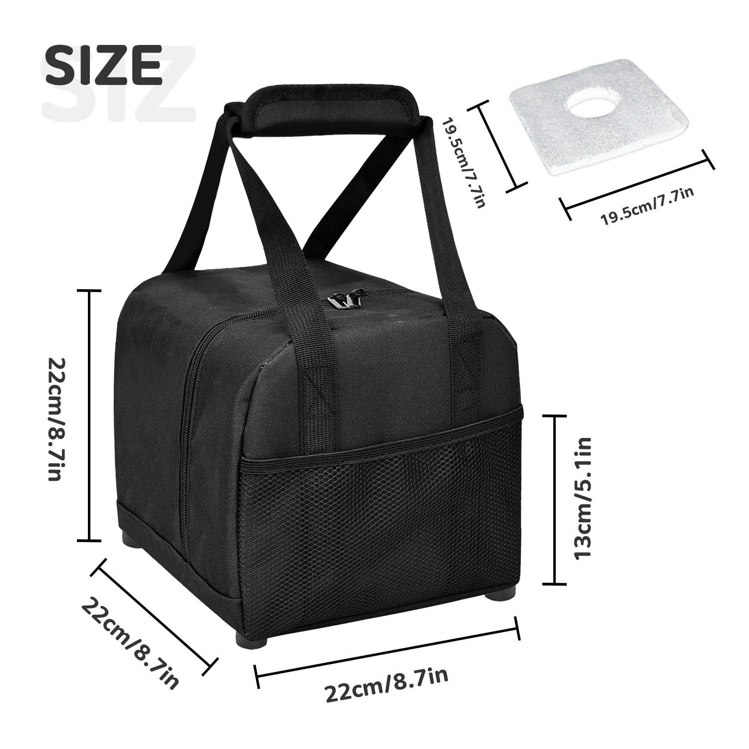 Sac De Transport Pour Boule De Bowling, Sac De Transport Avec Protection Rembourrée Pour Boule, Accessoires Sport De Stockage Sac À Main Pour Tournois Compétition Voyage Pratique Athlètes Hommes Joueu