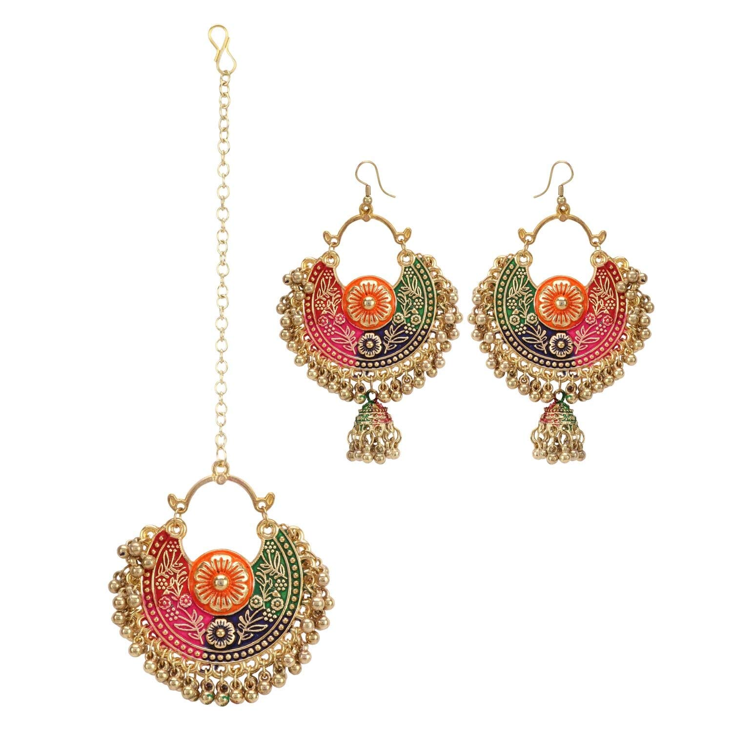 See full amazon price history chart for Shashwani Womens Gold Oxidized Earrings and Maang Tikka-Multi-PID27133 Shashwani Womens Gold Oxidized Earrings and Maang Tikka-Multi-PID27133 (B0CV4BWJ4N) Amazon Price History, Amazon Price Tracker