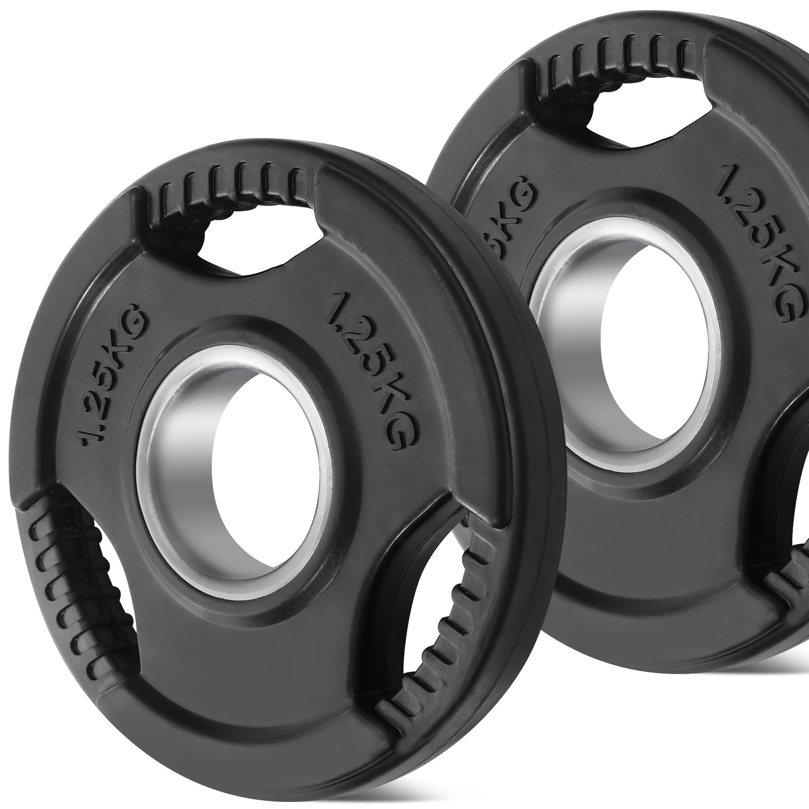 Weight Plates Cast Iron Barbell Weight Set – 2’’ Hole Weight Plate Set For Women & Men - Non- Slip, Durable & Long-Lasting Olympic Weight Plates