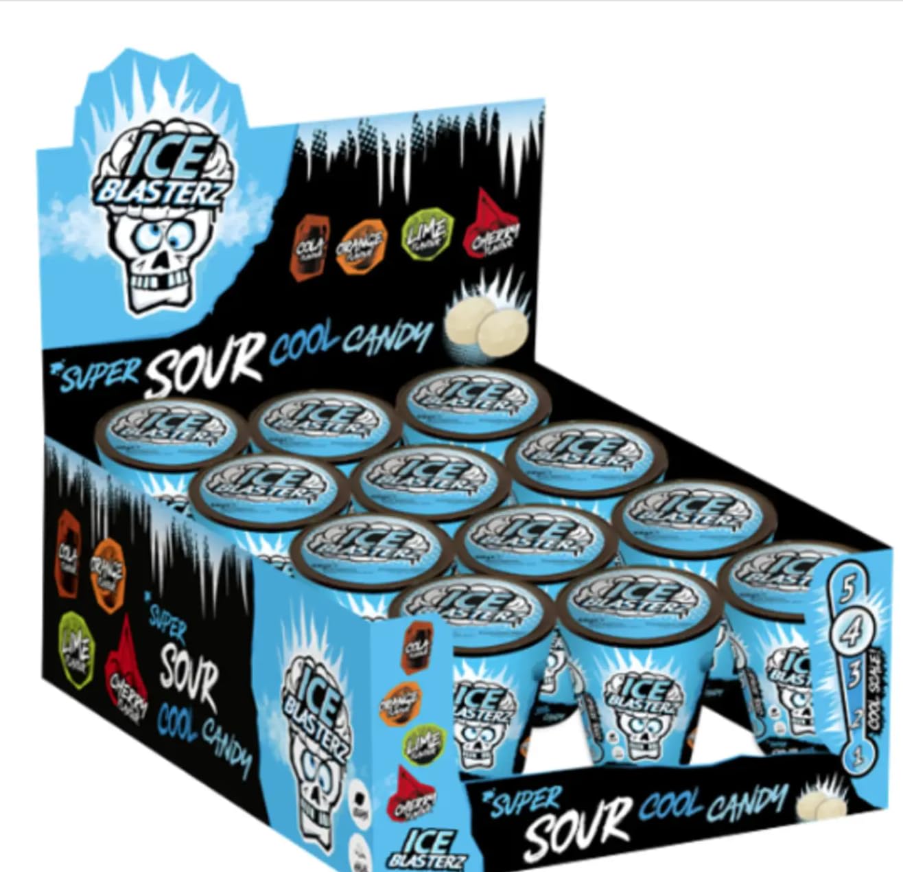 Amazon.com: Brain Blasterz Ice Blasterz Tube 12x48g : Grocery
