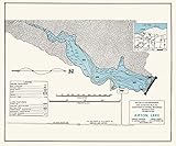 1960 Map of Kipton Lake Lorain County Ohio (Material: 20' x 24' Matte)