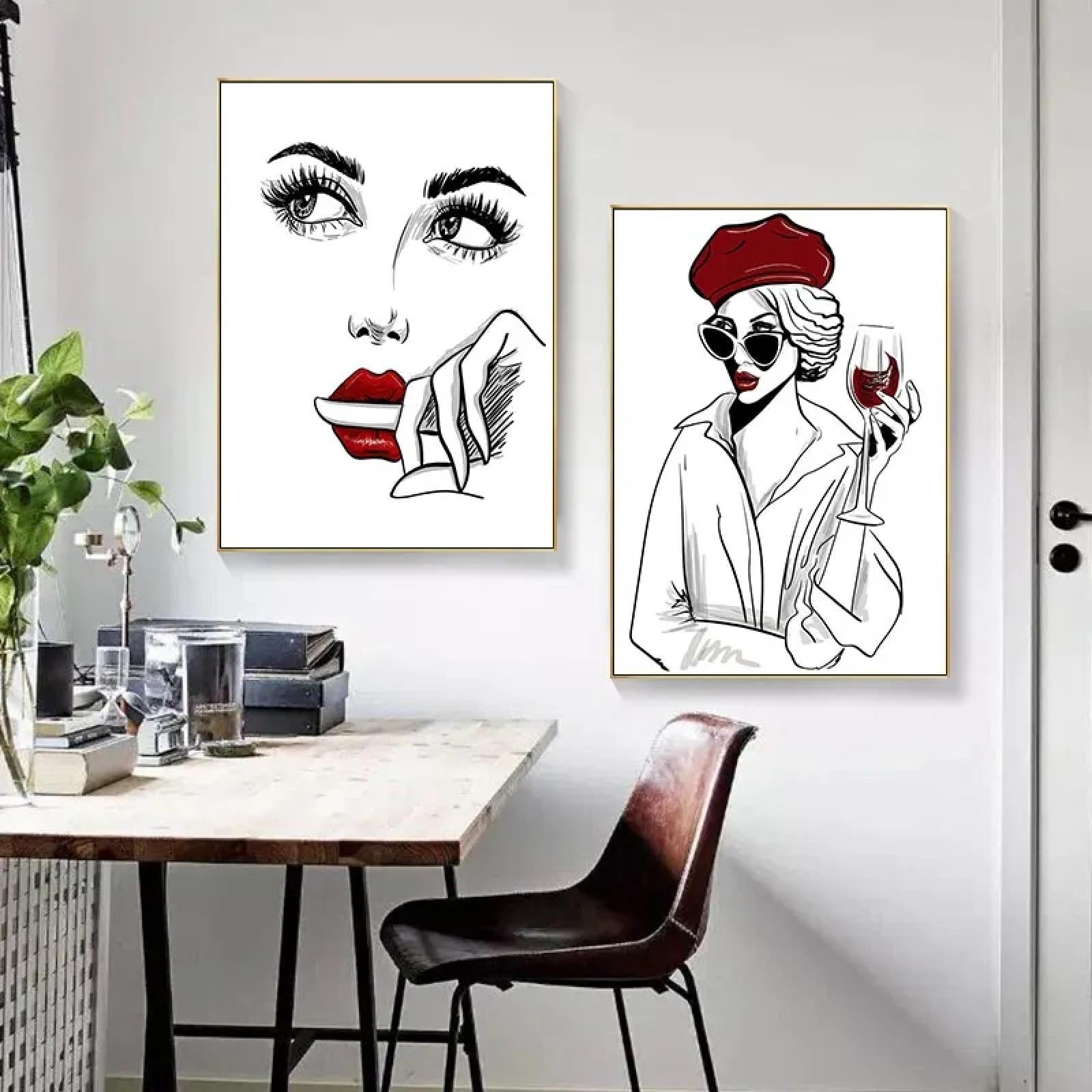 Toile affiches et impressions pour masquer un mur vide - 8