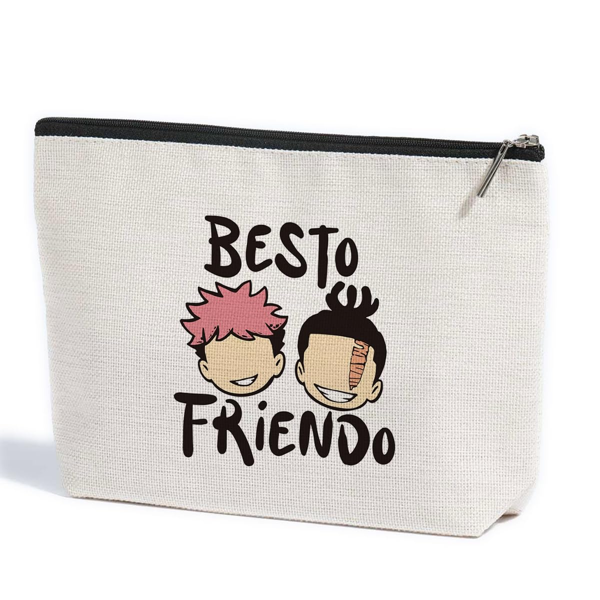 Best Friend Makeup Bag Anime Gifts Anime Stuff Jujustu Merch Decor for Anime Lovers Fans Her Teen Girls Daughter Granddaughter Bestie BFF Nurse
