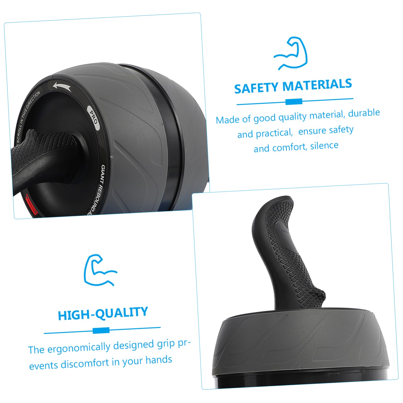 1 Pc attrezzature per esercizi comode attrezzature per il fitness ruota del fitness attrezzature per l'allenamento ruota del ab gli sport rotella di scorrimento AbS