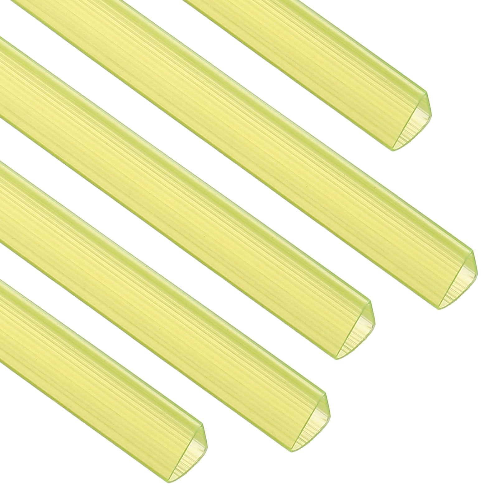 PATIKIL 30Pcs Binding Bars, 13x15mm Binding Bars Slide Grip 120 Sheets Capacity A4 Size Report Binder Presentation Binder for Study Office Report Cover Resume, Transparent Yellow