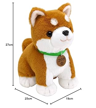 音声機能付きホワイトぬいぐるみ犬 GiGwi シェイキングファン フォックス 犬 おもちゃ ぬいぐるみ