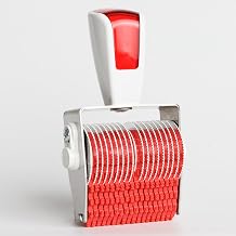 BS-3.5H50W16L Custom Rotating Rubber Stamp Fully Customizable, Impression Height 0.07-0.14 inch 1.75-3.5 mm Impression Width 1.97 inches 50 mm or Less, 15-16 Rows, Made in Japan