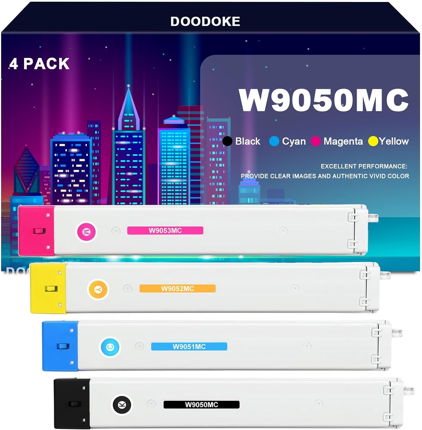 Amazon.com: W9050 W9050MC W9051MC W9052MC W9053MC Black Cyan Yellow ...