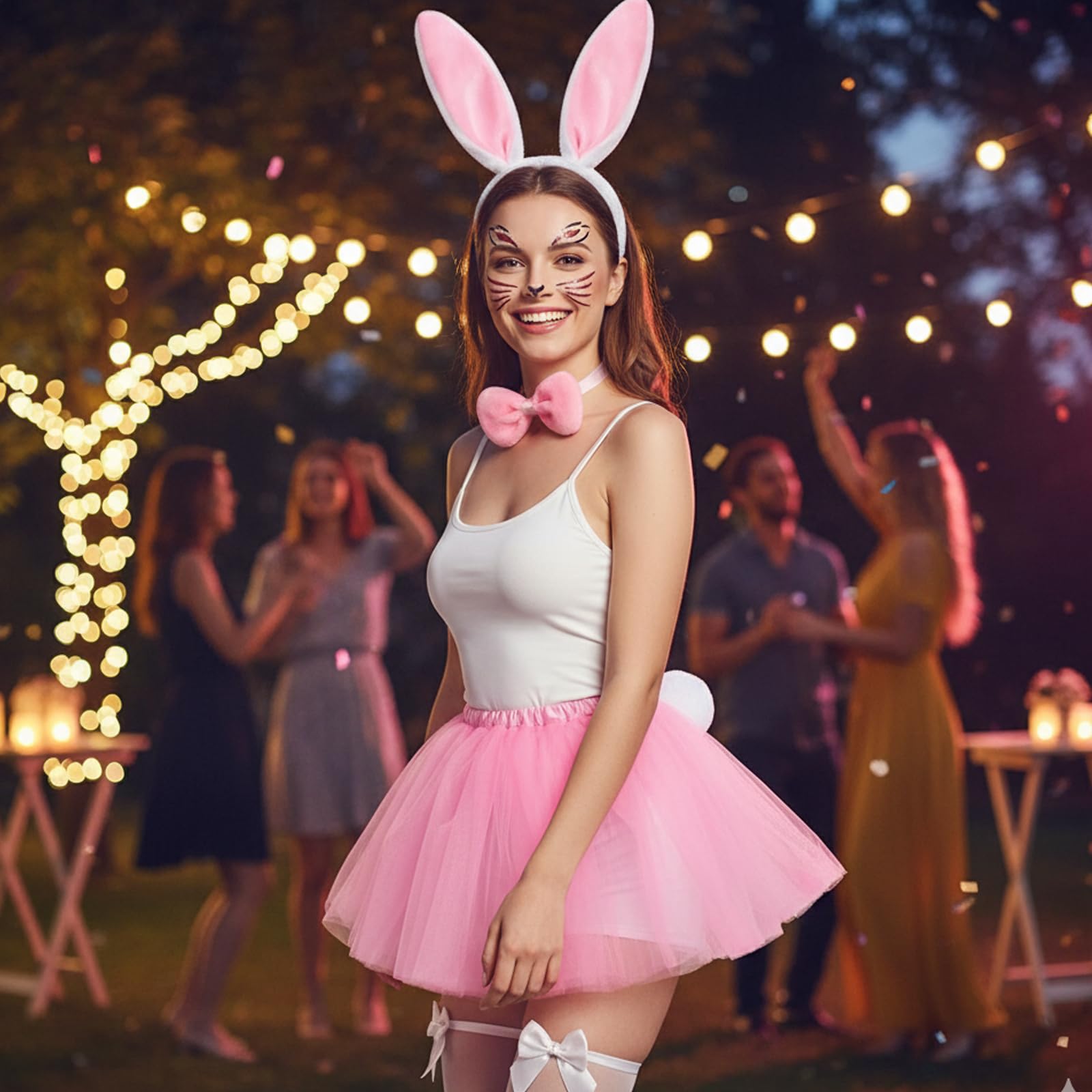 Bunny Costume Adult, Halloween Costumes - Image 4