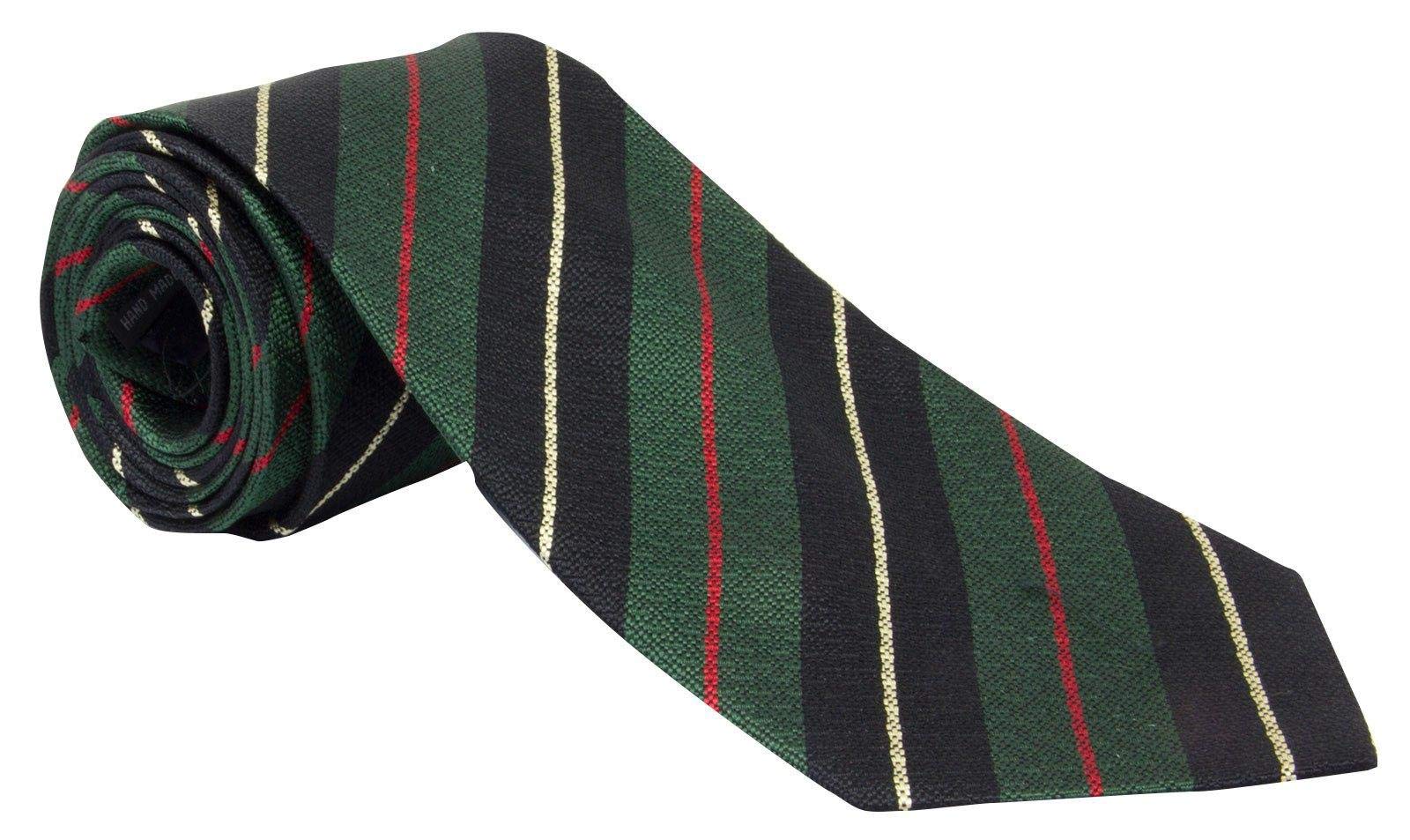 Royal Irish Rangers Silk Non Crease Regimental Tie