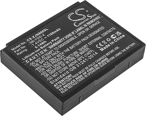 FYIOGXG Cameron Sino Batería para Zjiang ZJ-5802, ZJ-8001 PN Zjiang 58LYDD-Z 1100mAh  8.14Wh