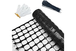 Black Plastic Garden Fence - Protect Your Garden with Ease