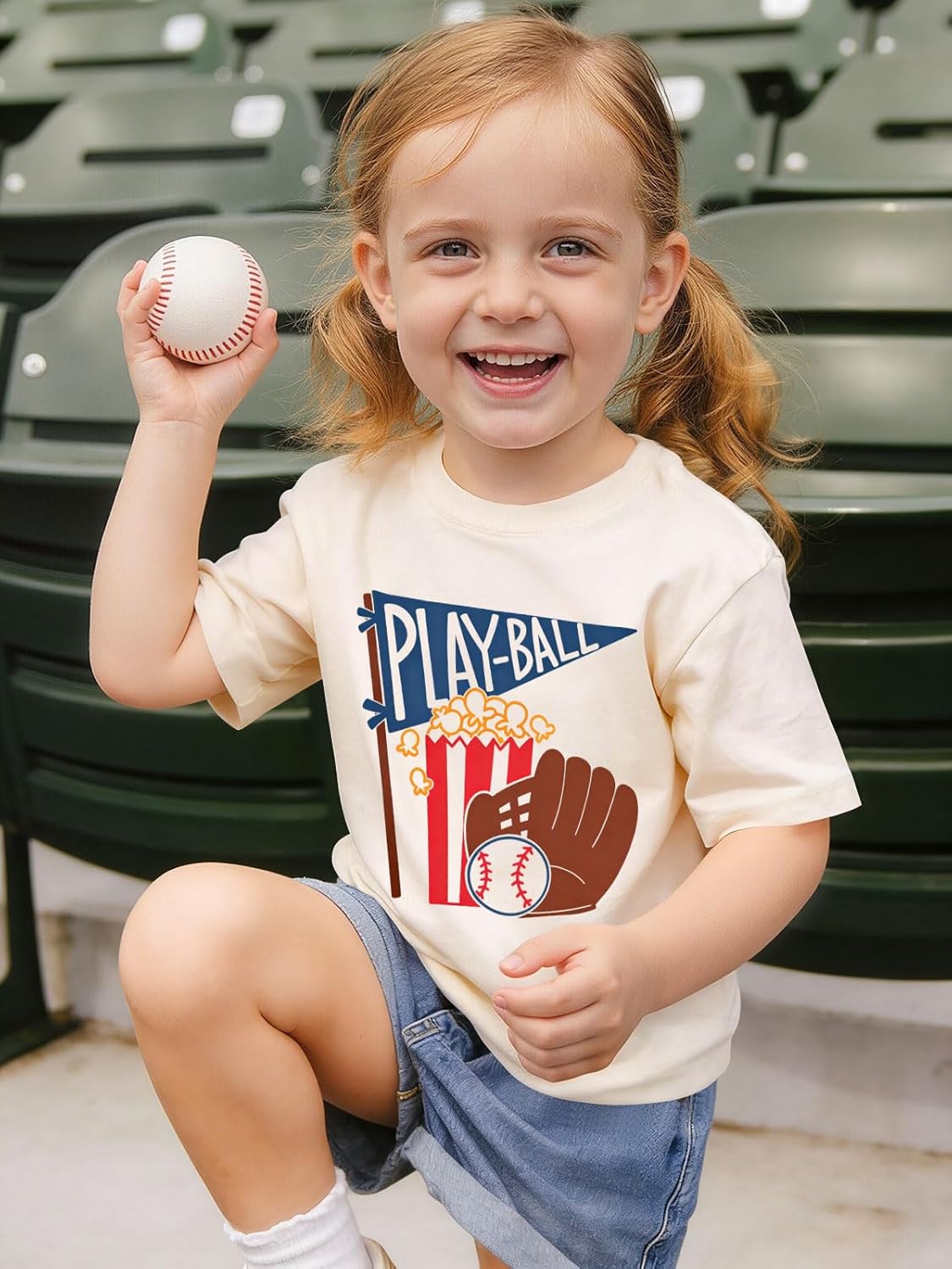 Baseball Shirts for Toddler Baby Boys Girls Funny Baseball Graphic Tshirt Athletic Kids Short Sleeve Tee Tops - Image 4