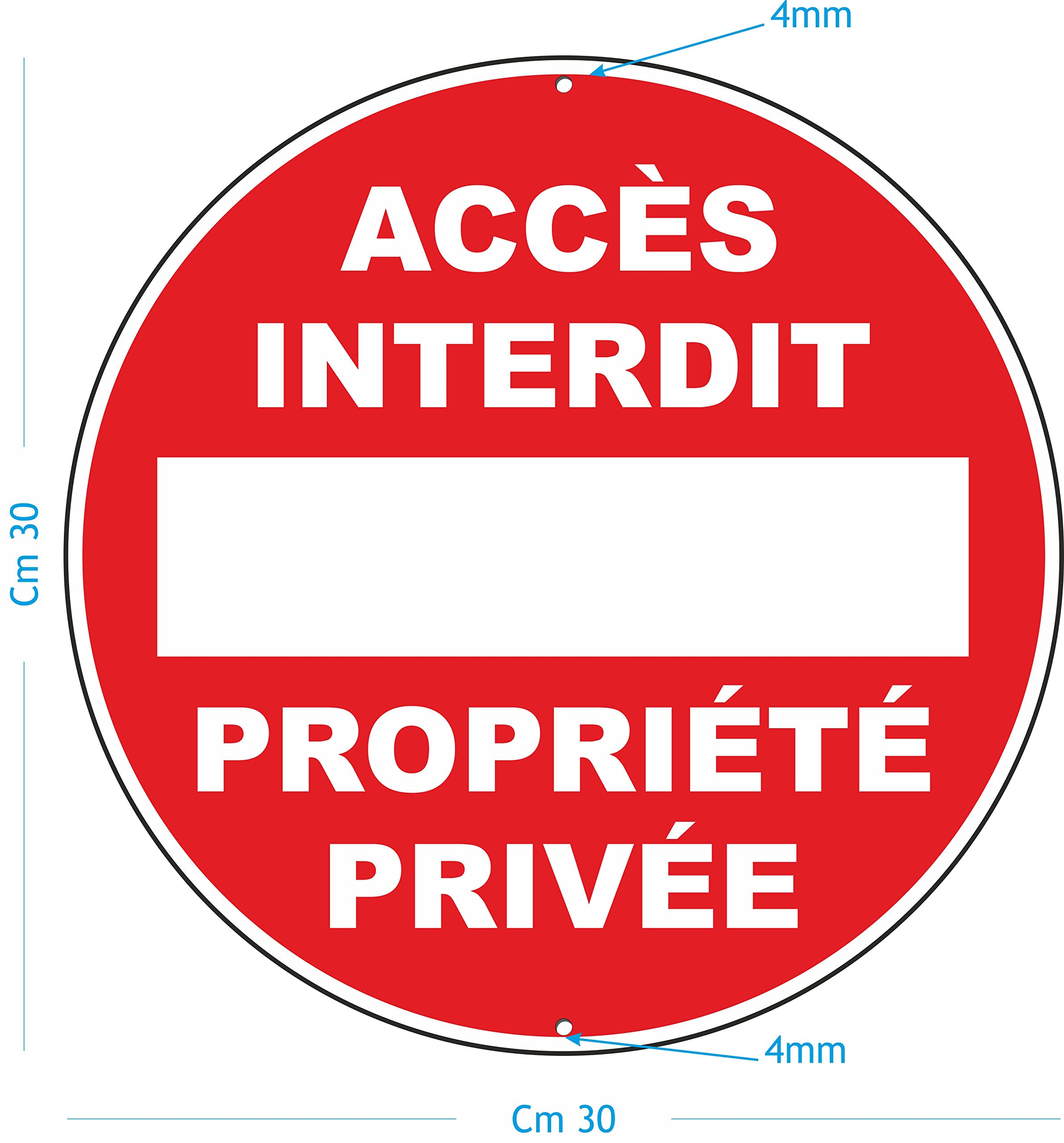Hinweisschild 'Privatgelände – Betreten Verboten' – 2 Stück, 20x30 Cm, Aluminium (DiBOND) Oder Forex, Made In Italy