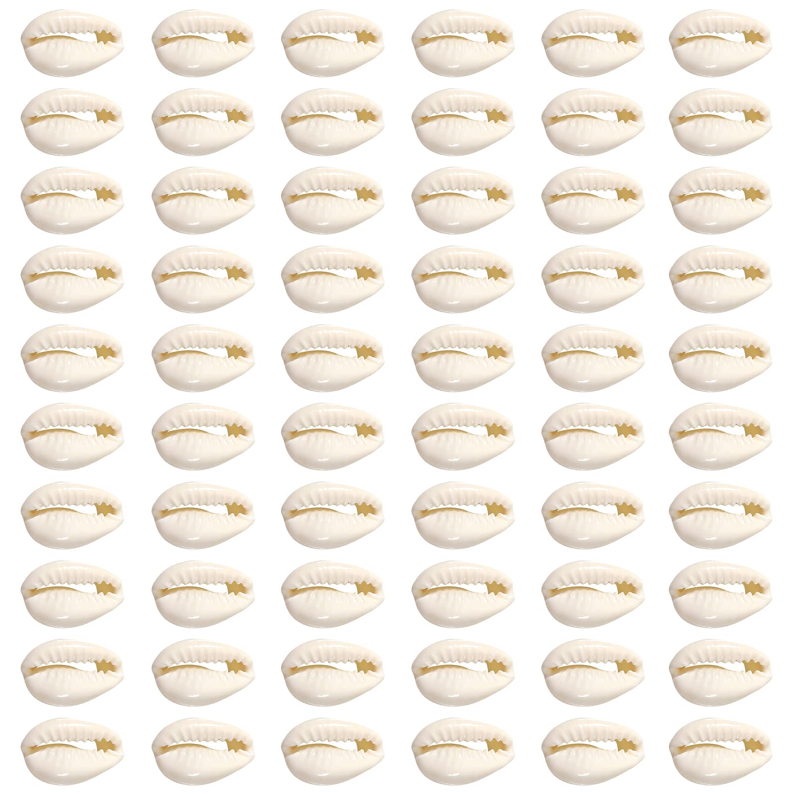 TOAOB 200pcs Natural Spiral Shell Beads 12 to 16mm Cowrie Shells Open Back Sea Shells Beach Seashells Charms Beads with Hole for DIY Crafts Jewelry Making