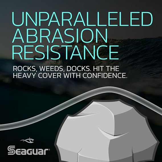 Seaguar Red Label Fishing Line for Power Baits & Heavy-Duty Applications, Freshwater, 100% Fluorocarbon, Clear, Multiple Sizes