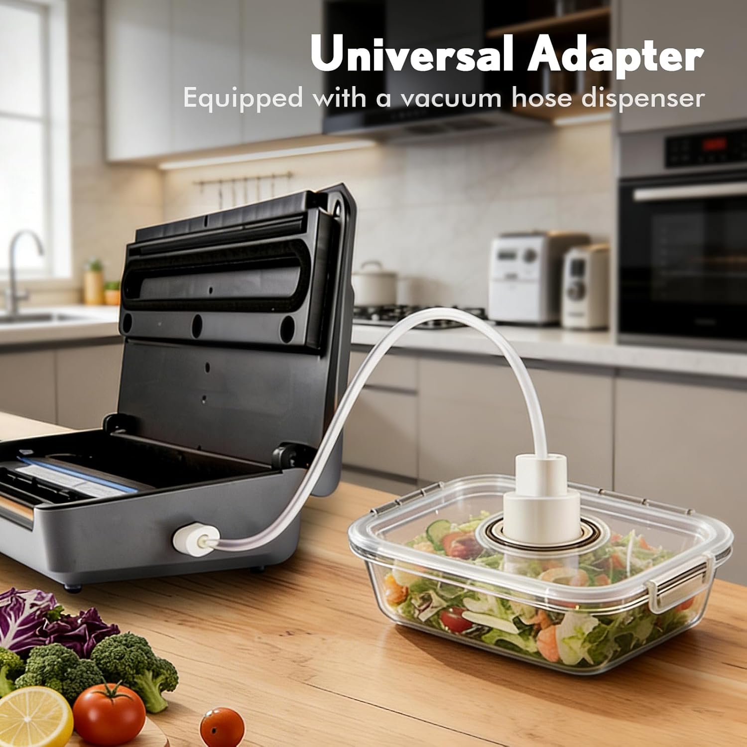 Vacuum Sealer for Food 90Kpa Powerful Vacuum Sealing Machine 7 in 1 Modes with Freshness Storage Bag Powerful Big Size (No pressing needed) - Image 6