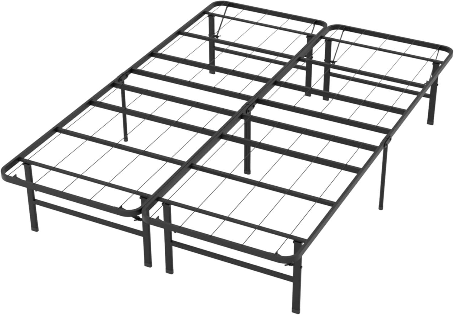 24/7 Shop at Home Aiso 14 Inch Metal Foldable Bed Frame