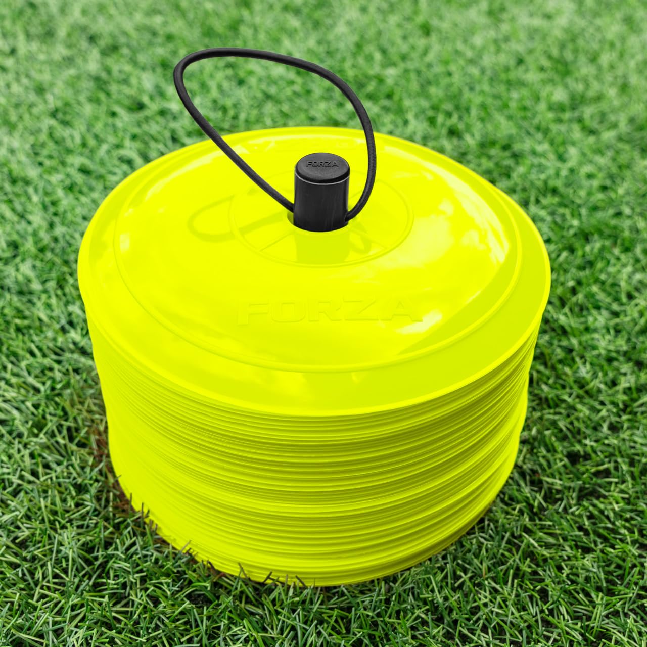 FORZA Plots de Marquage d’Entraînement Presque Plats [10 Couleurs] | Pack de 50 Plots Ultra-Durables | Option Parfaite pour Plusieurs Sports