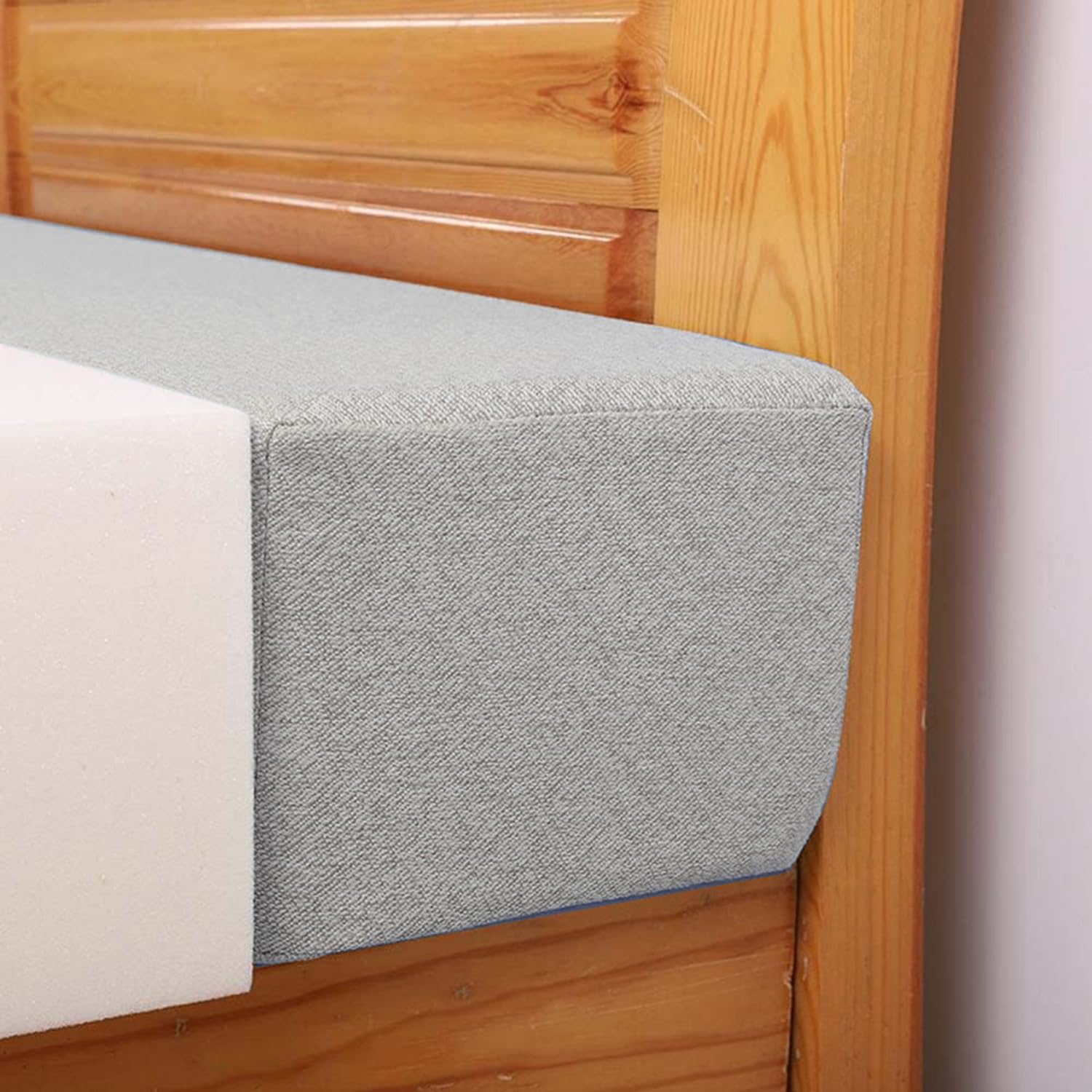 Bed Gap Filler Double/Single 90/100/120/130/140/150/160/180/200cm Mattress Space Filler King Size Mattress Extender，Removable Between Mattress and Headboard or Wall for Bed(Color 2,180x20x25cm/70x8x10