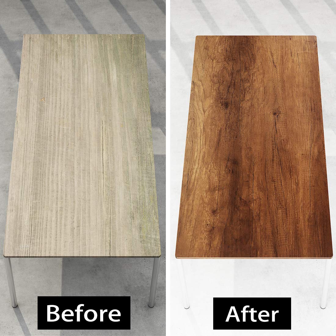 Livelynine 40CMx10M Wood Effect Vinyl Self Adhesive Wallpaper Kitchen