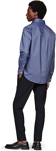 Miniatura 3 de Tommy Hilfiger Camisa Oxford de manga larga con botones para hombre, también disponible en tallas grandes y altas