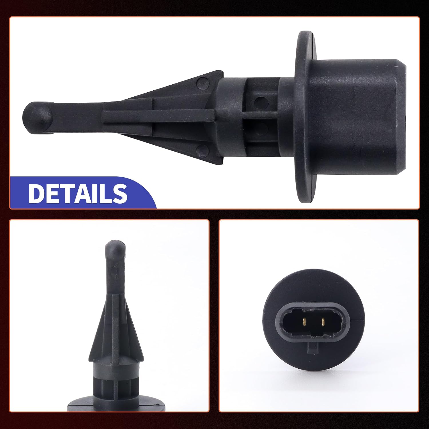 HiSport 13650-52G00 89429-17020 Air Charge Temperature Sensor Compatible with Toyota Chevrolet Suzuki Subaru Pontiac Mazda Geo Tercel Tacoma T100 Solara RAV4 Corolla Camry 4Runner Replaces 213-413