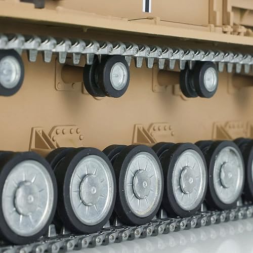 Miniatura 6 de TOUCAN RC HOBBY Pro Ver Henglong 1/16 7.0 Panzer Iv F RTR Rc Tanque 3858 Ruedas de Metal