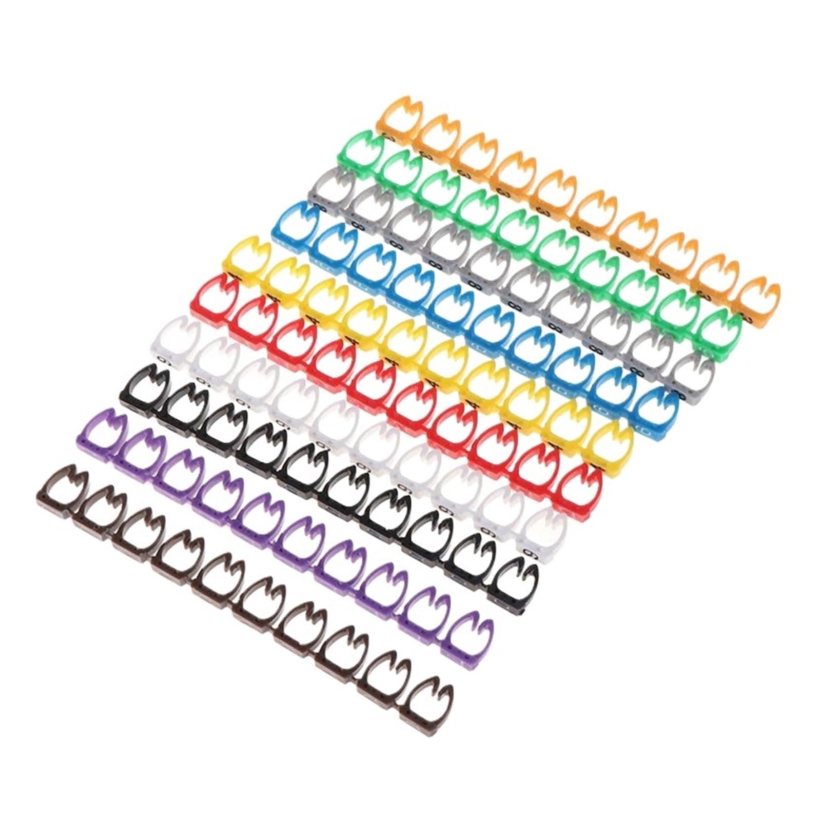 Enmrfvkz 4Mm Plastic Cable Markers