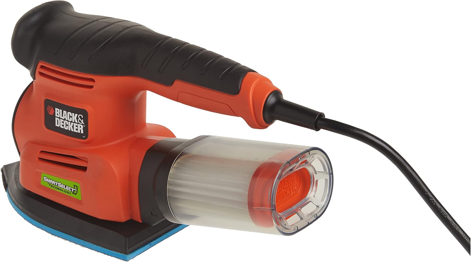 BLACK+DECKER Random Orbit Sander with Smart Select (MS2000) - Power Random Orbit Sanders - 