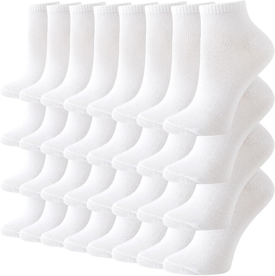JOYNÉE 8/16 Pairs Womens Ankle Socks Lightweight Breathable Low Cut Casual Socks,Sock Size:9-11