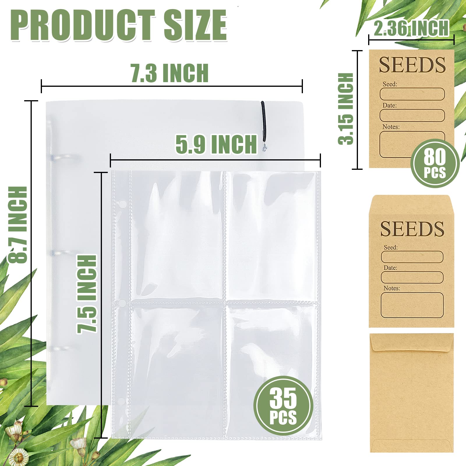 種子収納ファイル　Lee valley 種子収納ファイル Lee valley